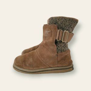 Sorel Womens Brown Rylee NL 2370-256 Faux Fur Pull